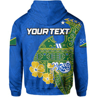 Custom Solomon Islands Independence 44th Melanesia Tattoo Hoodie LT6 - Polynesian Pride