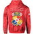 Custom Tonga Rugby Zip Hoodie Polynesian With Coat of Arms Style - Polynesian Pride