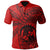 Tonga Polo Polynesia Tornado Style (Red) Unisex Black - Polynesian Pride