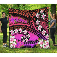 Hawaii Plumeria Polynesian Premium Quilt - Hope - Purple - AH - Polynesian Pride