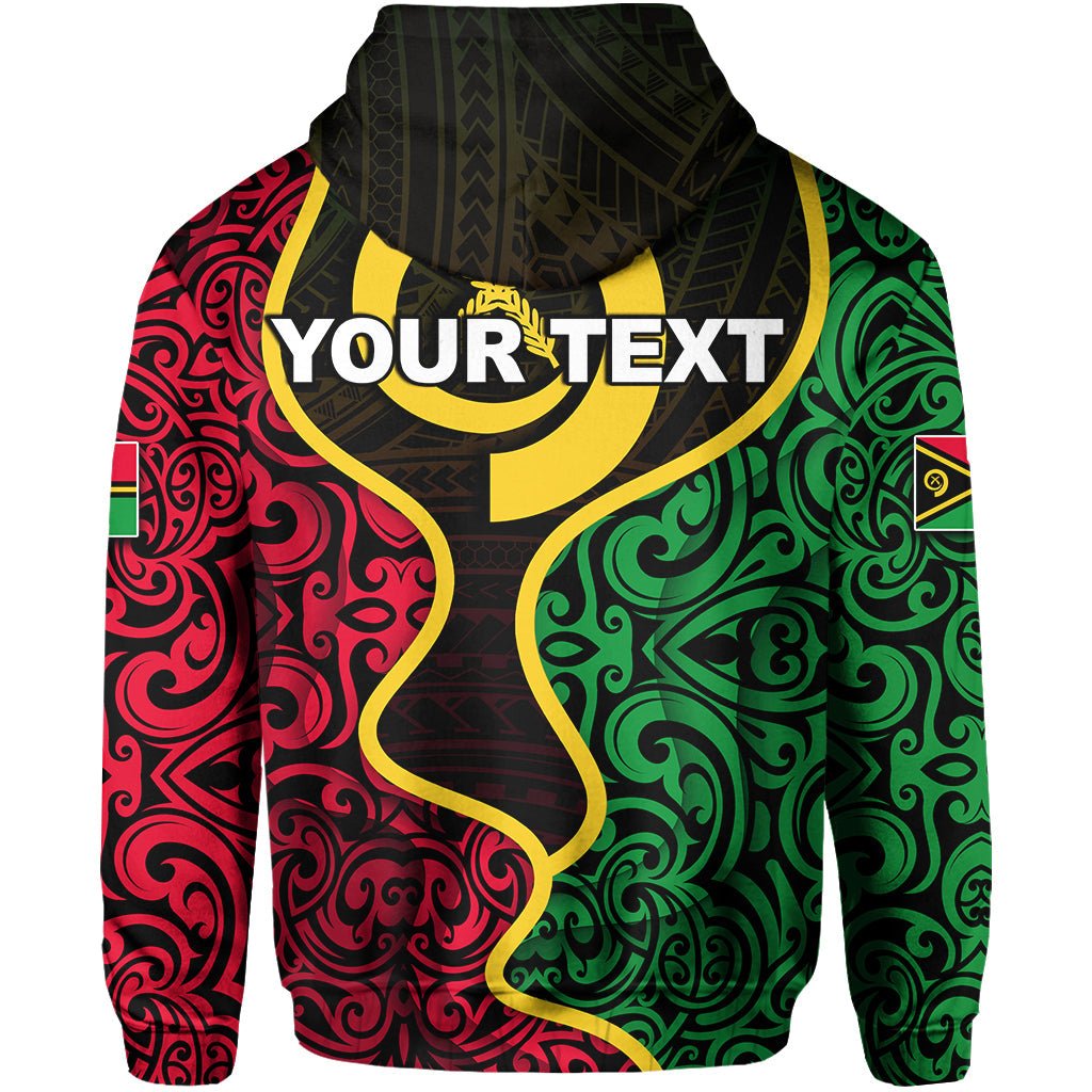 Custom Vanuatu Hoodie Flag Special Style LT6 - Polynesian Pride