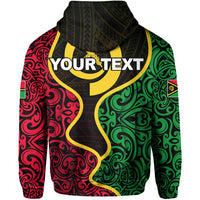 Custom Vanuatu Hoodie Flag Special Style LT6 - Polynesian Pride