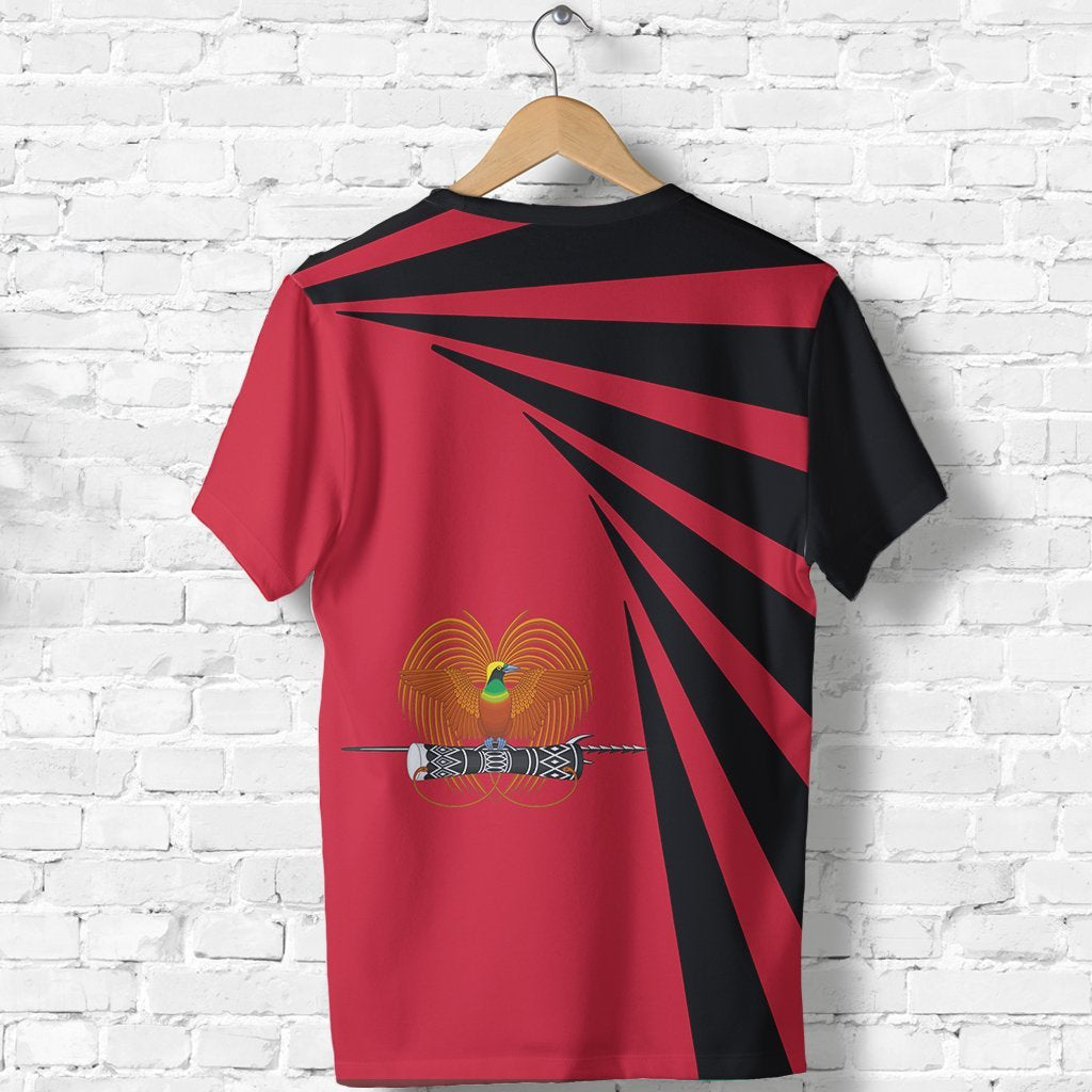 Papua New Guinea T Shirts Papua New Guinea Flag Th5 - Polynesian Pride