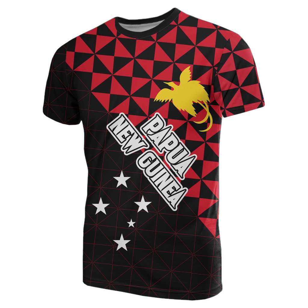 Papua New Guinea Polynesian T Shirts Coat Of Arms Unisex Black - Polynesian Pride