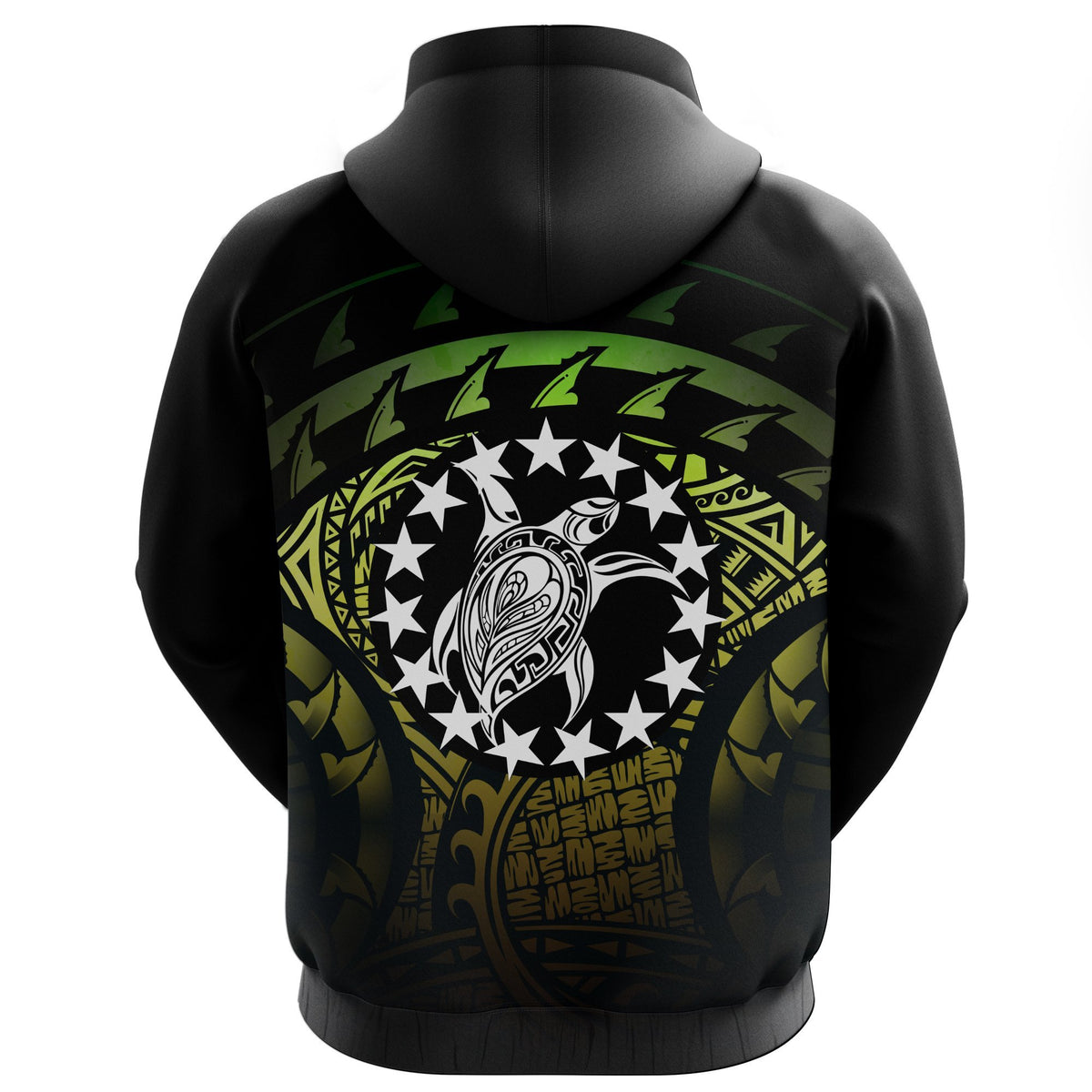 Cook Islands Turtle Zip Hoodie - Polynesian Pride