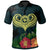 Polynesian Hawaii Kanaka Maoli Polo Shirt Heart with Hibiscus Unisex Green - Polynesian Pride