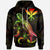 Hawaii Polynesian Hoodie Turtle With Blooming Hibiscus Reggae Unisex Reggae - Polynesian Pride