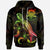 Tuvalu Polynesian Hoodie Turtle With Blooming Hibiscus Reggae Unisex Reggae - Polynesian Pride