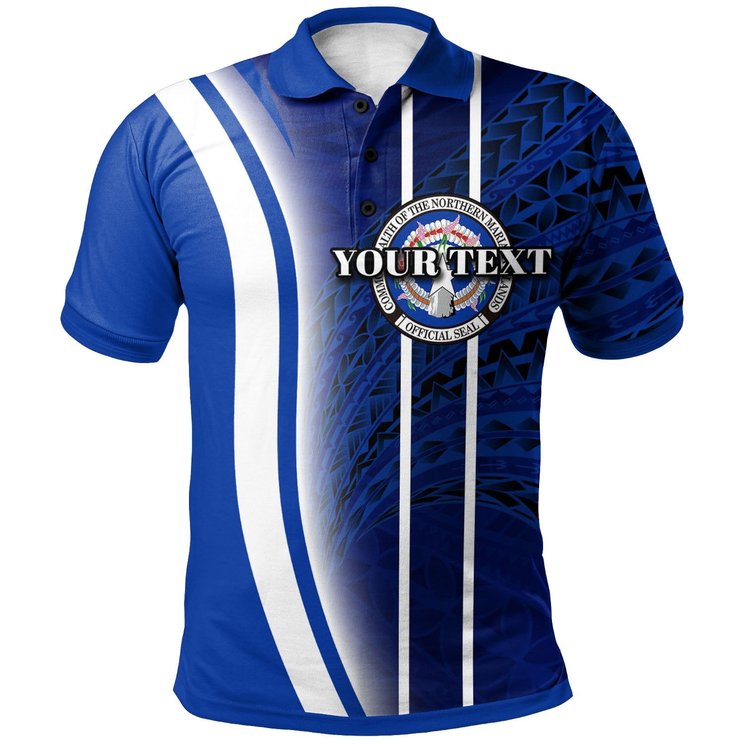 Northern Mariana Islands Polo Shirt Custom Special style Unisex Blue - Polynesian Pride