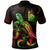 New Caledonia Polynesian Polo Shirt Turtle With Blooming Hibiscus Reggae Unisex Reggae - Polynesian Pride