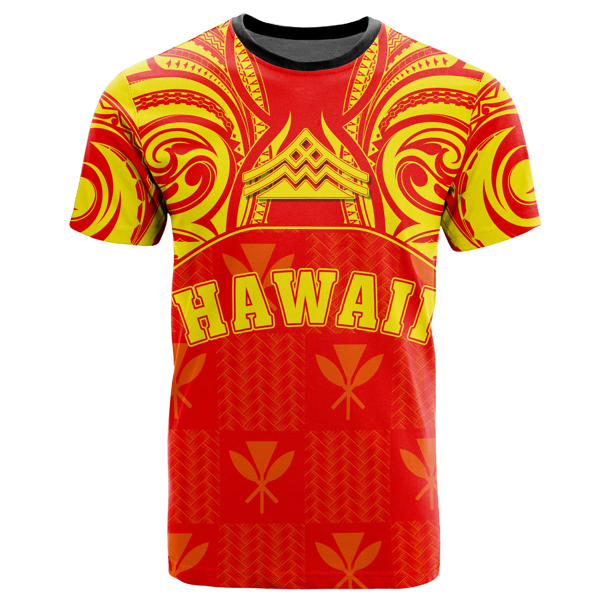 Hawaiian Kanaka T Shirt Mauna Kea Demodern - Polynesian Pride