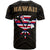 Hawaiian Kanaka T Shirt Heart Tattoo Gold - Polynesian Pride