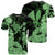 Hawaii Turtle T Shirt Polynesian Hibiscus Art Ver 2.0 Green Unisex Green - Polynesian Pride