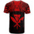 Hawaiian Kanaka T Shirt Demodern Red - Polynesian Pride