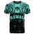 Hawaiian Kanaka T Shirt Demodern Turquoise - Polynesian Pride