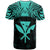 Hawaiian Kanaka T Shirt Demodern Turquoise - Polynesian Pride