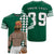 Personalize Hawaii Warrior Football T Shirt 2020 Champion AH Unisex Green - Polynesian Pride