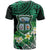 Tonga Custom T Shirt Takuilau College with Polynesian Patterns and Plumeria Flower LT10 - Polynesian Pride