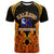 Hawaii Custom Polynesian T Shirt Kalaheo High School with Tribal Patterns LT10 Orange - Polynesian Pride