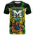 Hawaii Custom T Shirt Molokai High School Polynesian Farmer with Tribal Pattern LT10 Green - Polynesian Pride