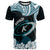 Hawaii Kapolei High School Custom T Shirt Kapolei High School Hibicus Flower and Polynesian Pattern LT10 Black - Polynesian Pride