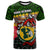 Hawaii Custom T Shirt Hana High & Intermediate School Dragon Polynesian Pattern LT10 Green - Polynesian Pride