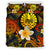 Tahiti Polynesian Bedding Set - Lauhala Turtle Plumeria Tropical - Polynesian Pride