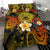 American Samoa Polynesian Bedding Set - Lauhala Turtle Plumeria Tropical - Polynesian Pride