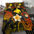 Papua New Guinea Polynesian Bedding Set - Lauhala Turtle Plumeria Tropical - Polynesian Pride