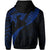 Hawaiian Kanaka Hoodie Mano Kihikihi Blue - Polynesian Pride