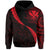 Hawaiian Kanaka Hoodie Mano Kihikihi Red - Polynesian Pride