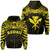 Hawaiian Kanaka Hoodie Demodern Yellow - Polynesian Pride