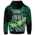 Tonga Custom Hoodie Takuilau College with Polynesian Patterns and Plumeria Flower LT10 - Polynesian Pride