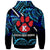 Hawaii Custom Hoodie Keaau High School Cougars with Polynesian Patterns Galaxy LT10 - Polynesian Pride