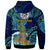 Hawaii Custom Hoodie Waiakea High School with Polynesian Culture and Tiki Surfer LT10 - Polynesian Pride