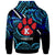 Hawaii Custom Hoodie Keaau High School Cougars with Polynesian Patterns Galaxy LT10 - Polynesian Pride