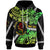 Hawaii Custom Hoodie Leilehua High School Polynesian Pride with Lehua Flower LT10 Green - Polynesian Pride