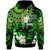 Hawaii Polynesian Hoodie Pahoa High & Intermediate School with Polynesian Patterns LT10 Green - Polynesian Pride