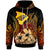 Hawaii Custom Hoodie Ke Kula o Ehunuikaimalino High School with Polynesian Pride Pattern LT10 Red - Polynesian Pride