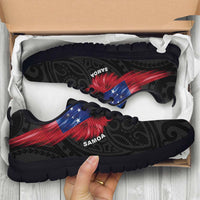 Samoa Sneakers - Flag Wing Sport Style - Polynesian Pride