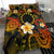 Cook Islands Polynesian Bedding Set - Lauhala Turtle Plumeria Tropical - Polynesian Pride