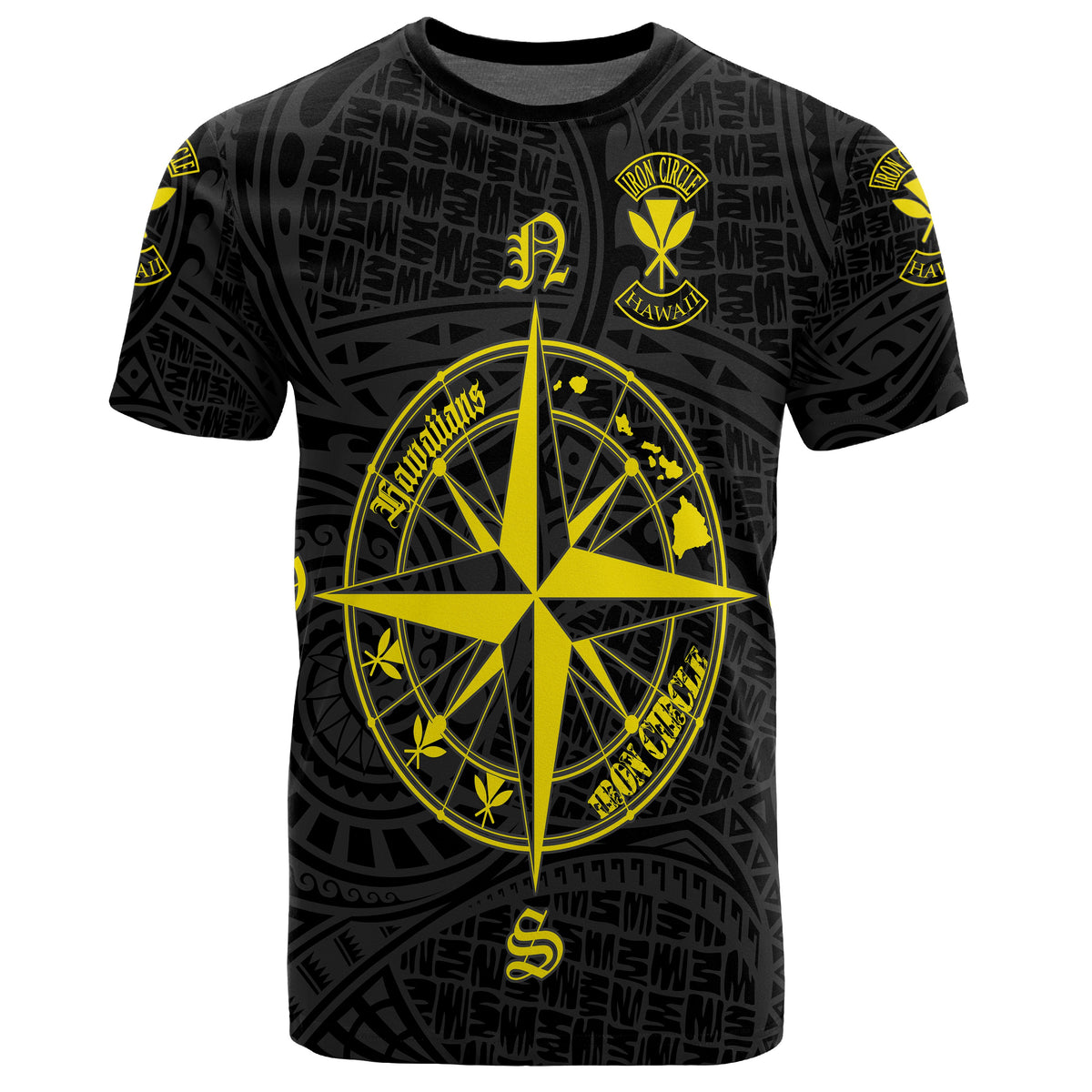 Kanaka Polynesian Iron Circle T Shirt LEMC AH - Polynesian Pride