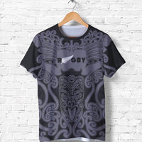 New Zealand Rugby Shirt, Maori Mangopare T Shirt Unisex Black - Polynesian Pride
