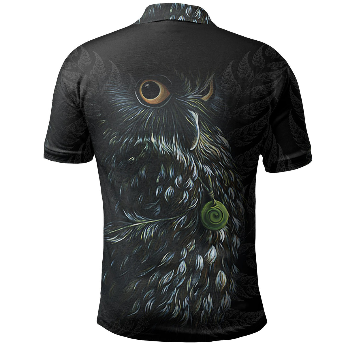 Morepork New Zealand Polo Shirt, Maori Morepork Golf Shirts - Polynesian Pride