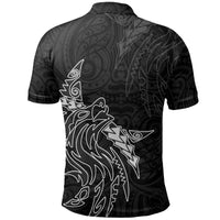 New Zealand Maori Polo Shirt, Maori Wolf Tattoo Golf Shirts - Polynesian Pride