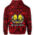 Marquesas Islands Zip Hoodie Marquesan Tattoo Simple Style Red LT8 - Polynesian Pride