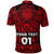 Custom Marquesas Islands Polo Shirt Marquesan Tattoo Unique Style Red LT8 - Polynesian Pride