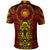 Marquesas Islands Polo Shirt Marquesan Tattoo Unique Style Gradient Red LT8 - Polynesian Pride