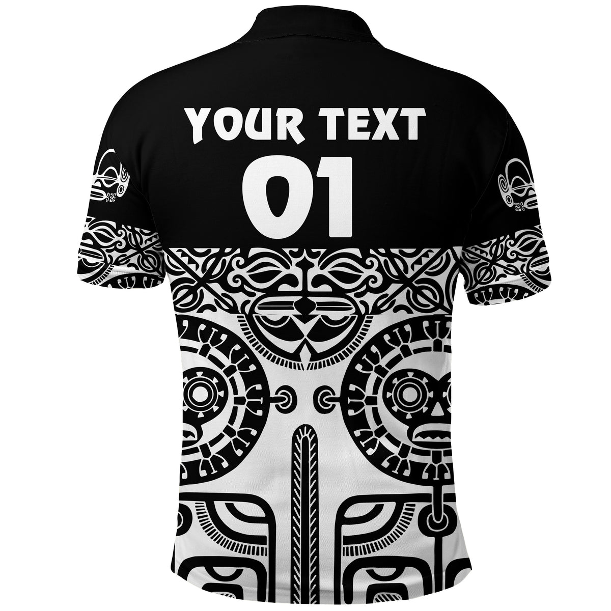 Custom Marquesas Islands Polo Shirt Marquesan Tattoo Special Style Black LT8 - Polynesian Pride