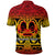 Marquesas Islands Polo Shirt Marquesan Tattoo Simple Style Gradient Red LT8 - Polynesian Pride